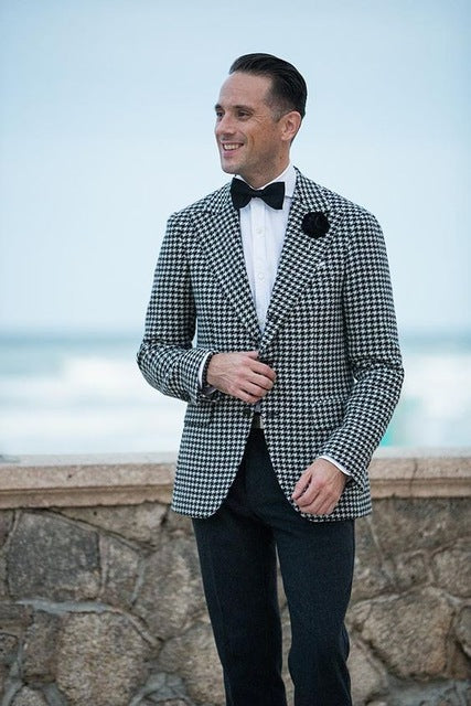 Elegant Brand Italian Morning Coat Pants Men Suit 2018 Custom Made Double Breasted Black Velvet Blazer Groom Suit Wedding Tuxedo