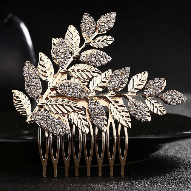 Miallo Elegant Wedding Hair Combs for Bride Crystal Rhinestones Pearls Women Hairpins Bridal Headpiece Hair Jewelry Accessories