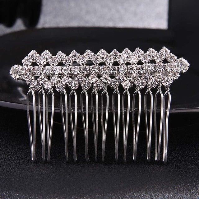 Miallo Elegant Wedding Hair Combs for Bride Crystal Rhinestones Pearls Women Hairpins Bridal Headpiece Hair Jewelry Accessories