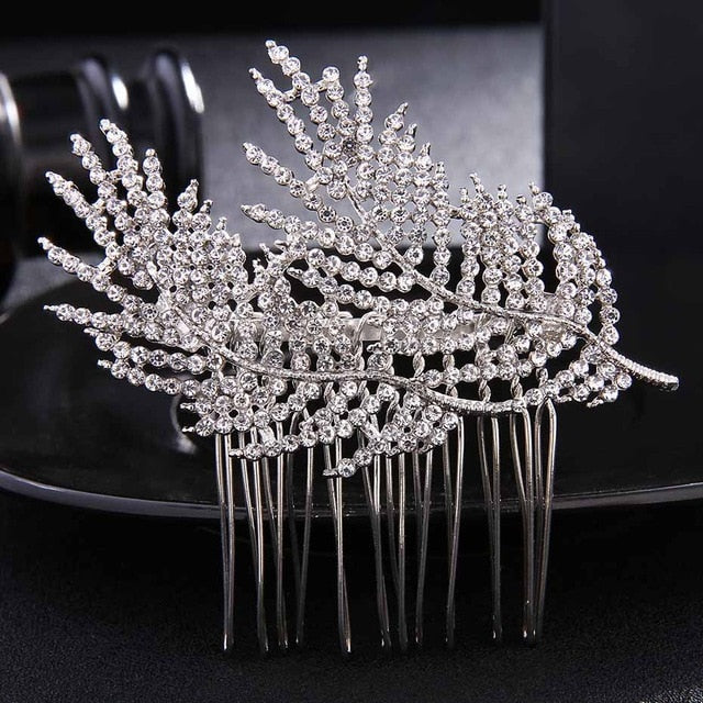 Miallo Elegant Wedding Hair Combs for Bride Crystal Rhinestones Pearls Women Hairpins Bridal Headpiece Hair Jewelry Accessories