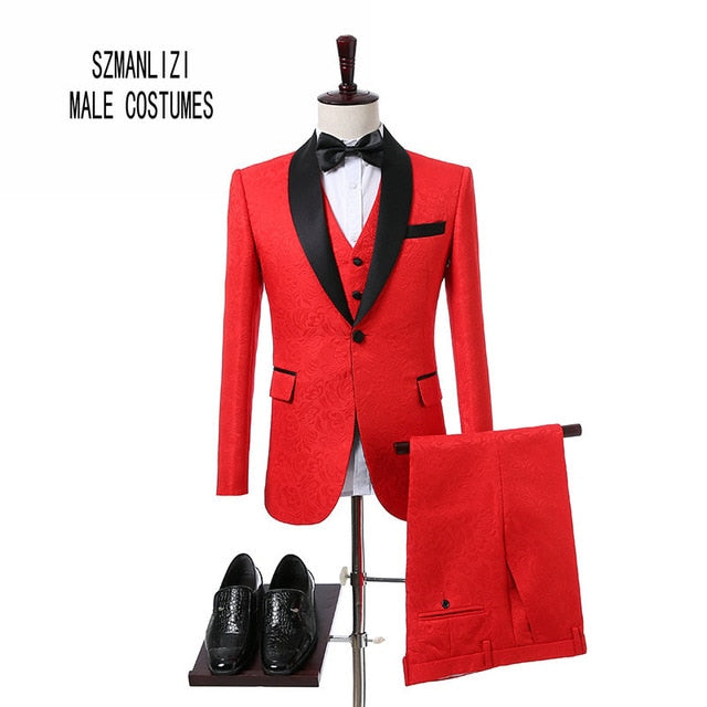 Elegant Brand Yellow Man Suit 2018 Bespoke Three Pieces Formal Wedding Dress Custom Tuxedos Wedding Groom Suits For Men Slim Fit