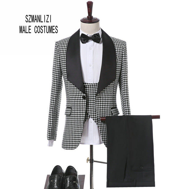 Elegant Brand Yellow Man Suit 2018 Bespoke Three Pieces Formal Wedding Dress Custom Tuxedos Wedding Groom Suits For Men Slim Fit