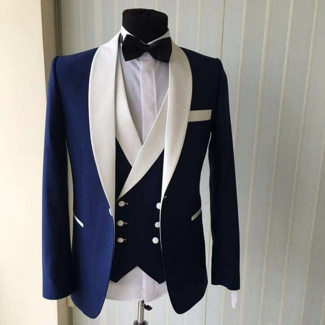 Elegant Brand Yellow Man Suit 2018 Bespoke Three Pieces Formal Wedding Dress Custom Tuxedos Wedding Groom Suits For Men Slim Fit