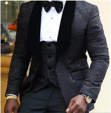 Elegant Brand Yellow Man Suit 2018 Bespoke Three Pieces Formal Wedding Dress Custom Tuxedos Wedding Groom Suits For Men Slim Fit