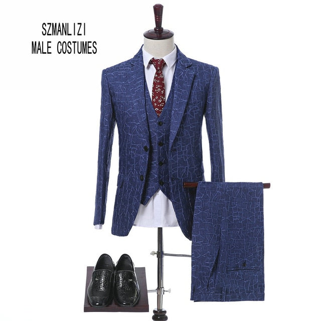 Elegant Brand Yellow Man Suit 2018 Bespoke Three Pieces Formal Wedding Dress Custom Tuxedos Wedding Groom Suits For Men Slim Fit