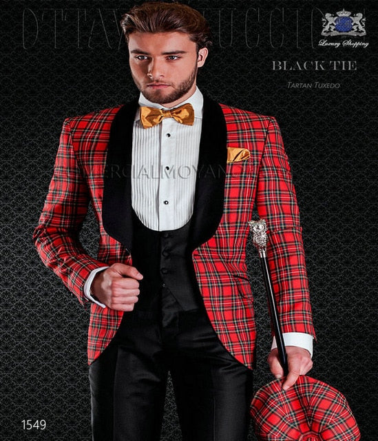 Elegant Brand Yellow Man Suit 2018 Bespoke Three Pieces Formal Wedding Dress Custom Tuxedos Wedding Groom Suits For Men Slim Fit