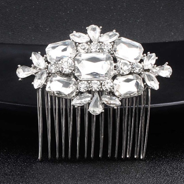 Miallo Elegant Wedding Hair Combs for Bride Crystal Rhinestones Pearls Women Hairpins Bridal Headpiece Hair Jewelry Accessories