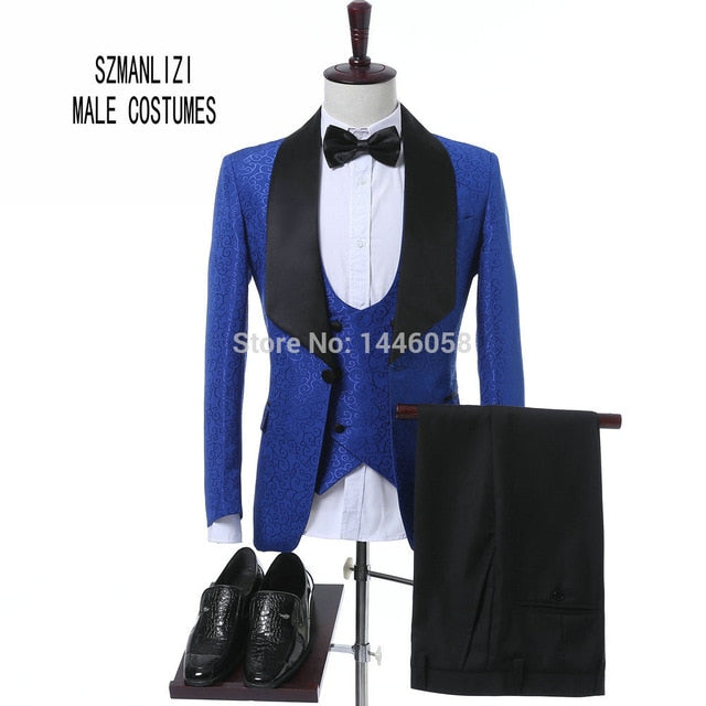 Elegant Designs 2018 Casual Business Beige Mens Suits 3 Pieces Formal Dress Men Suit Set Men Wedding Suit For Men Groom Tuxedos