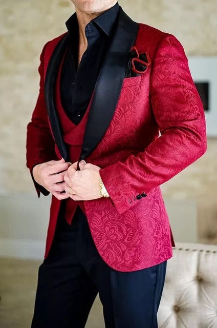 New Design 2018 Elegant Brand Slim Fit Smoking Suit Men Costume 3 Pieces Homme White Prom Tuxedo Groom Suits For Men Wedding
