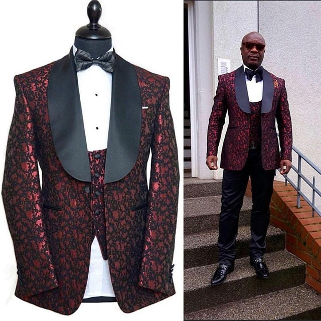 New Design 2018 Elegant Brand Slim Fit Smoking Suit Men Costume 3 Pieces Homme White Prom Tuxedo Groom Suits For Men Wedding