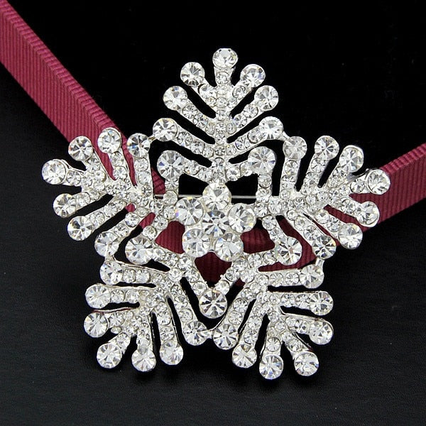 Big New Elegant Pink Crystal Flower Brooch Rhinestone Pin Romantic Wedding Bride Bridesmaid Rhinestone Brooches and Pins Jewelry