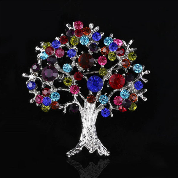 Big New Elegant Pink Crystal Flower Brooch Rhinestone Pin Romantic Wedding Bride Bridesmaid Rhinestone Brooches and Pins Jewelry