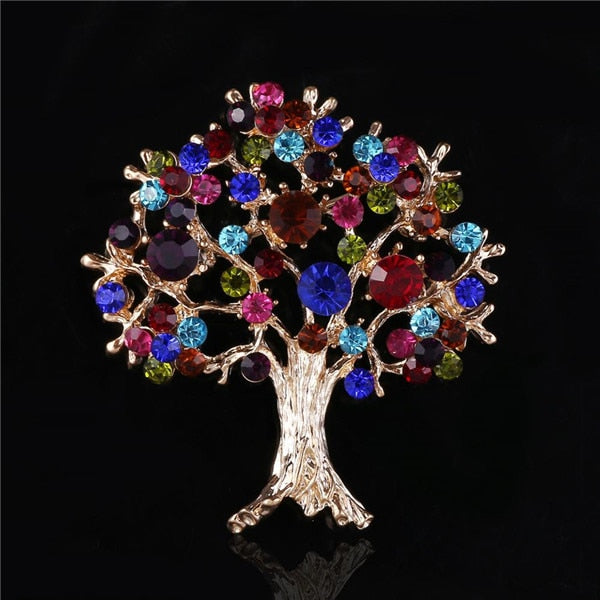 Big New Elegant Pink Crystal Flower Brooch Rhinestone Pin Romantic Wedding Bride Bridesmaid Rhinestone Brooches and Pins Jewelry