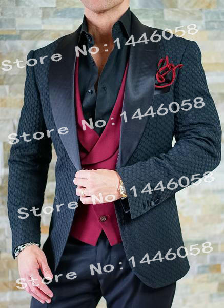 New Design 2018 Elegant Brand Slim Fit Smoking Suit Men Costume 3 Pieces Homme White Prom Tuxedo Groom Suits For Men Wedding