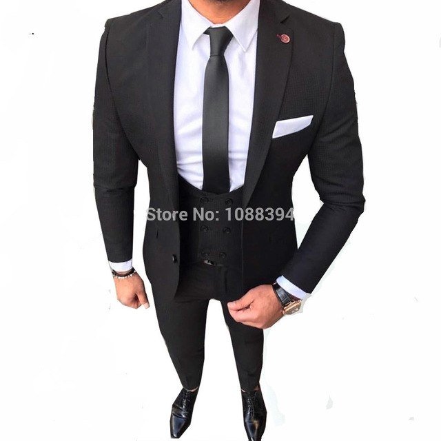 Men Wedding Suits 2019 Elegant Real 3 Pieces Slim Fit Groomsmen Velvet Lapel White Paisley Groom Party Suits Mens Wedding Tuxedo