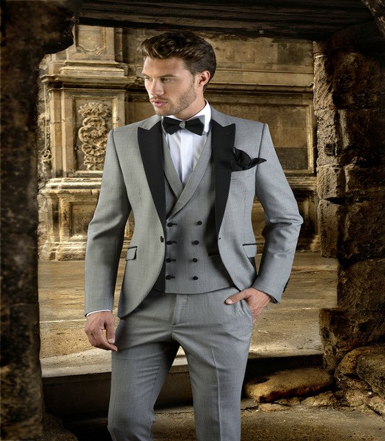 Men Wedding Suits 2019 Elegant Real 3 Pieces Slim Fit Groomsmen Velvet Lapel White Paisley Groom Party Suits Mens Wedding Tuxedo