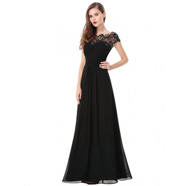 ALABIFU Chiffon Summer Dress Women 2019 Elegant Slim Lace Long Party Dress Wedding Bridesmaids Maxi Dresses vestidos ukraine