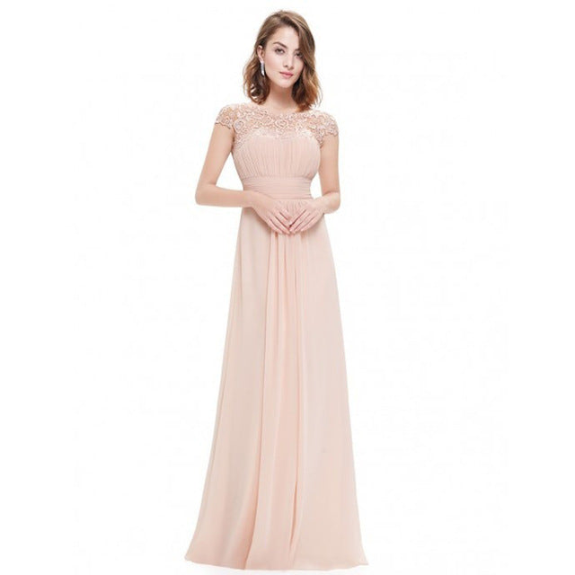 ALABIFU Chiffon Summer Dress Women 2019 Elegant Slim Lace Long Party Dress Wedding Bridesmaids Maxi Dresses vestidos ukraine
